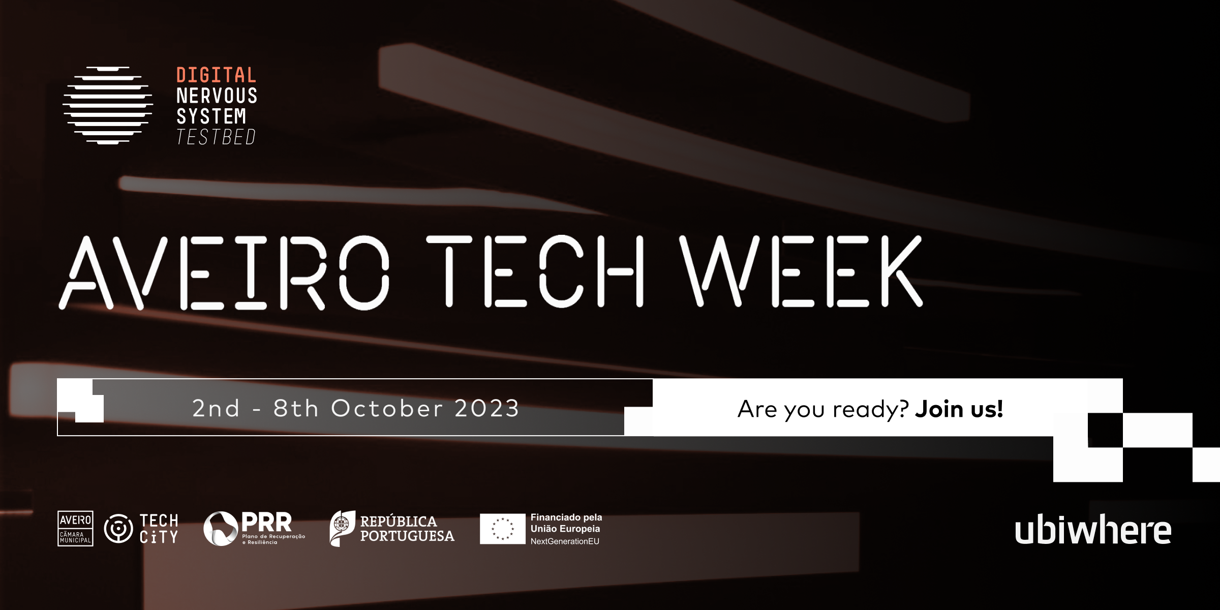 Ubiwhere promises to revolutionise Aveiro Tech Week 2023 with the presentation of the Digital Nervous System Testbe